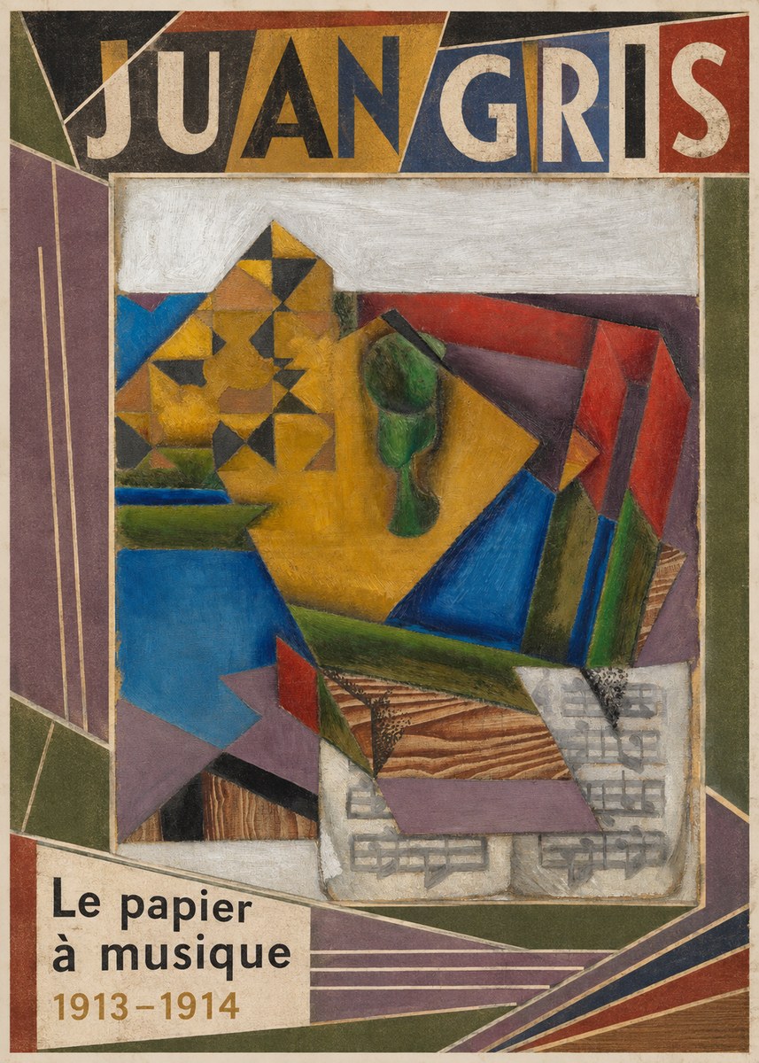 Juan Gris Le Papier À Musique No5 - Póster