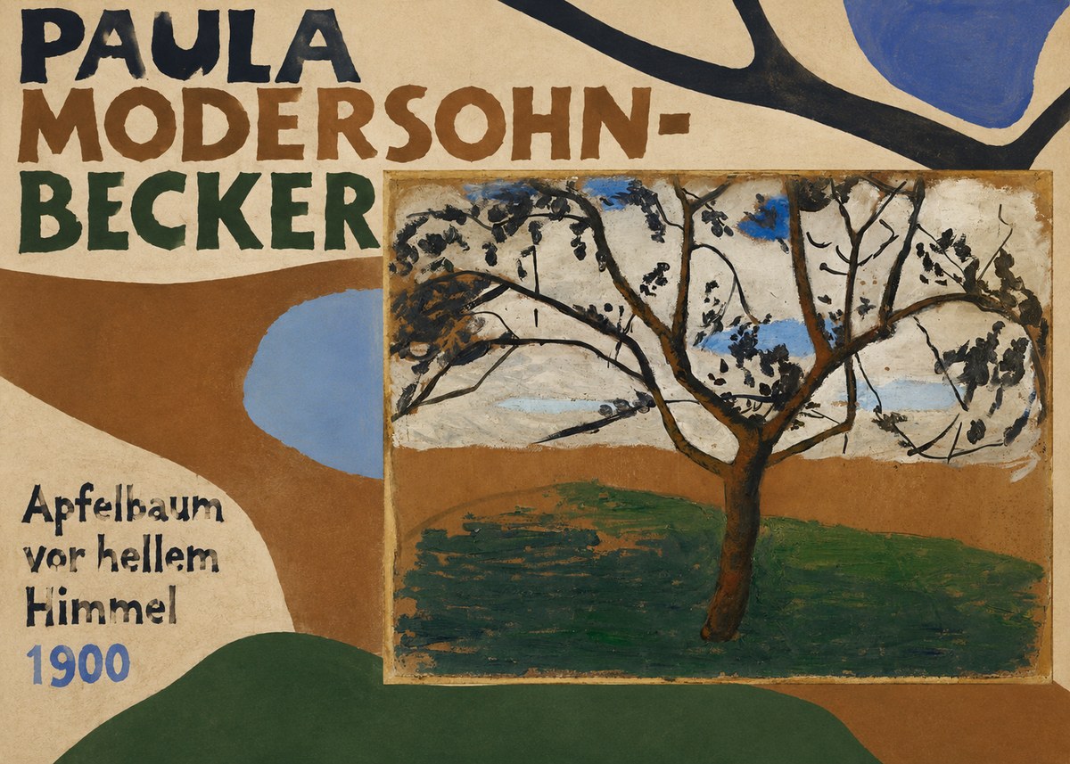 Paula Modersohn-Becker Apfelbaum Vor Hellem Himmel No6 - Póster