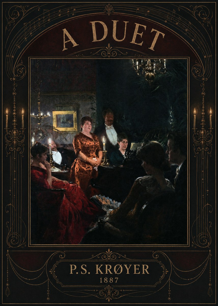 P.S. Krøyer A Duet No3 - Póster