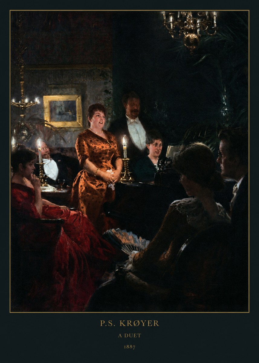 P.S. Krøyer A Duet No6 - Póster