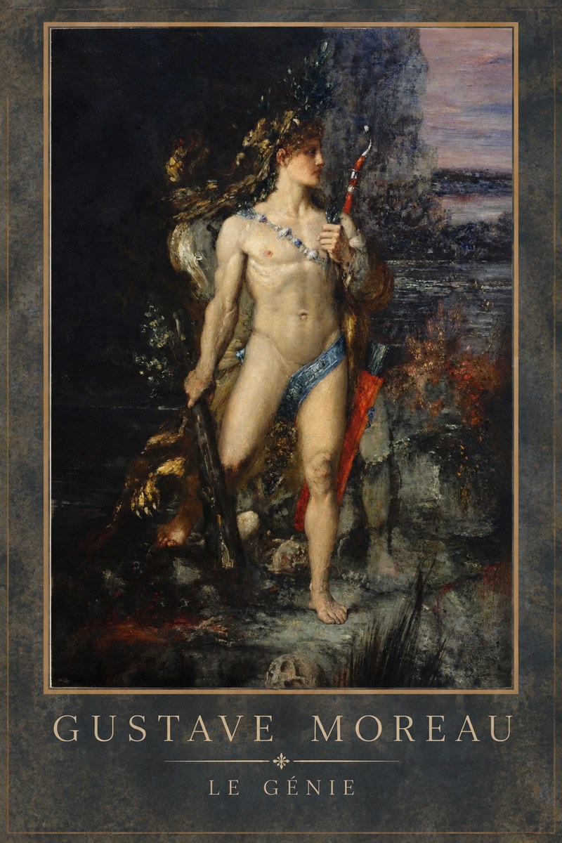 Gustave Moreau Saint Sebastian I No4 - Póster