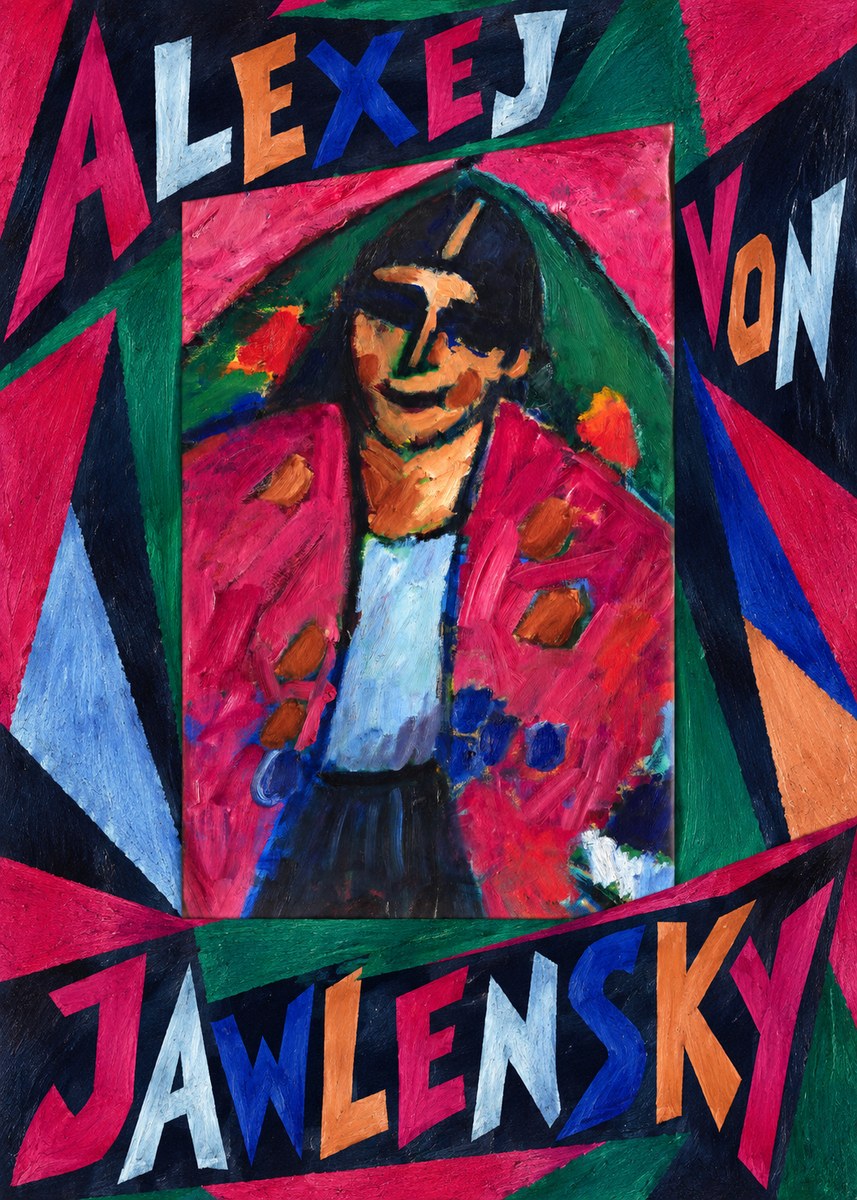 Alexej von Jawlensky Head of a Man No6 - Póster