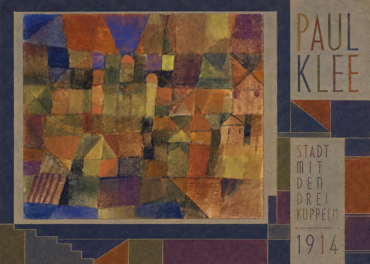 Paul Klee Stadt Mit Den Drei Kuppeln No3 - Póster