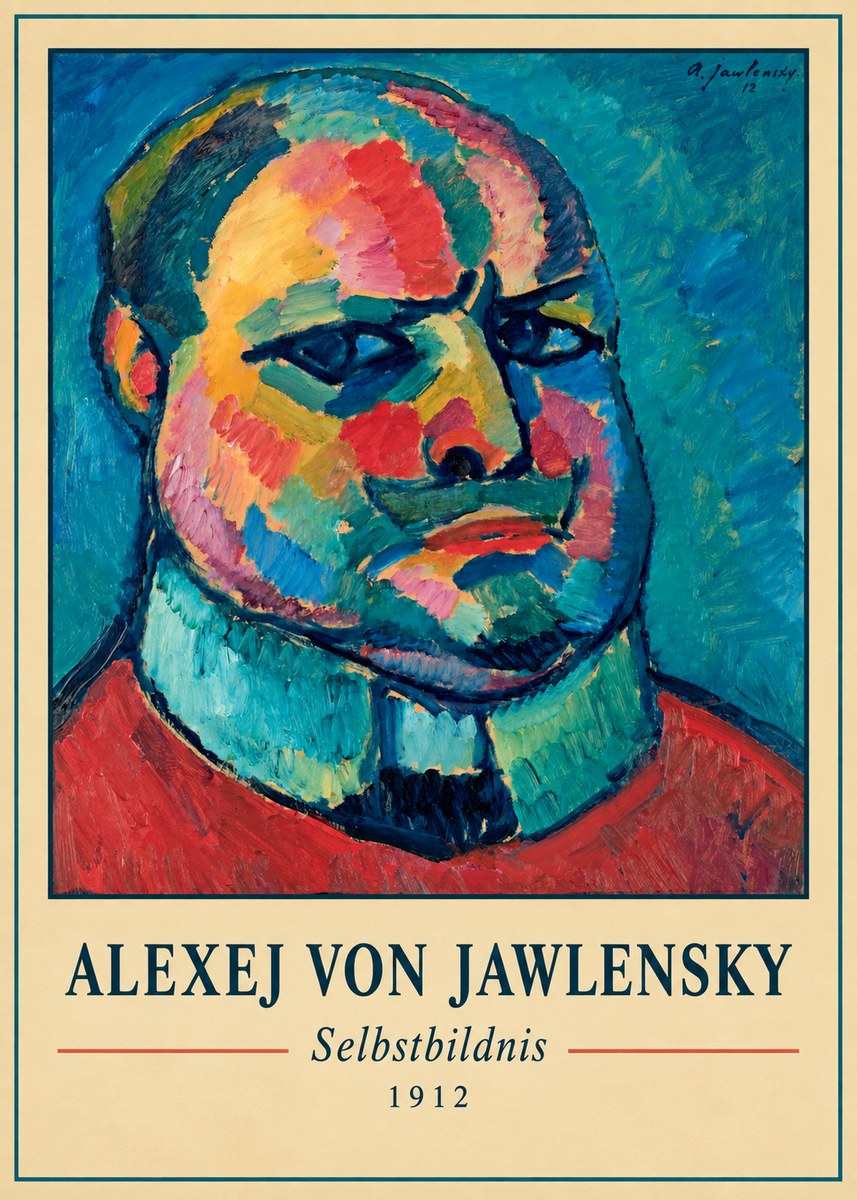 Alexej von Jawlensky Selbstbildnis No1 - Póster
