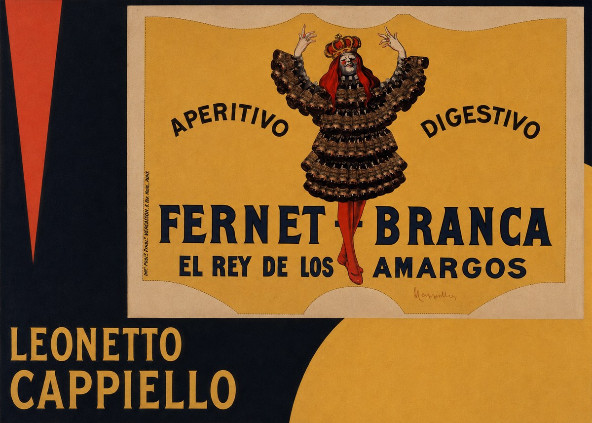 Leonetto Cappiello Fernet Branca No5 - Póster
