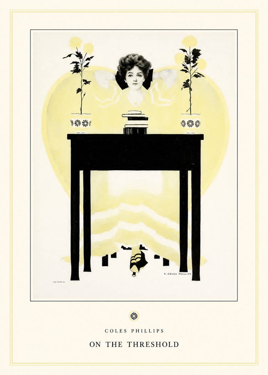 Coles Phillips On the Threshold No4 - Póster