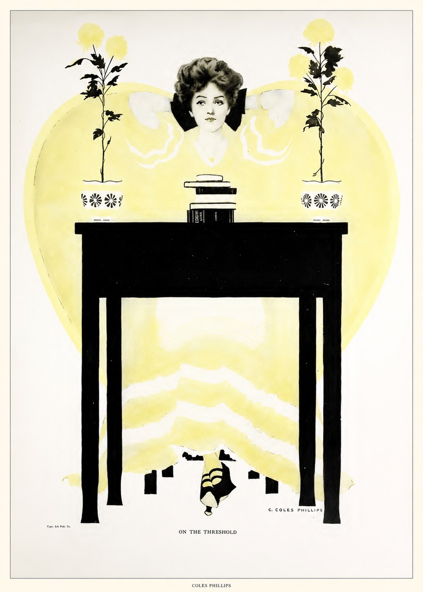 Coles Phillips On the Threshold No6 - Póster