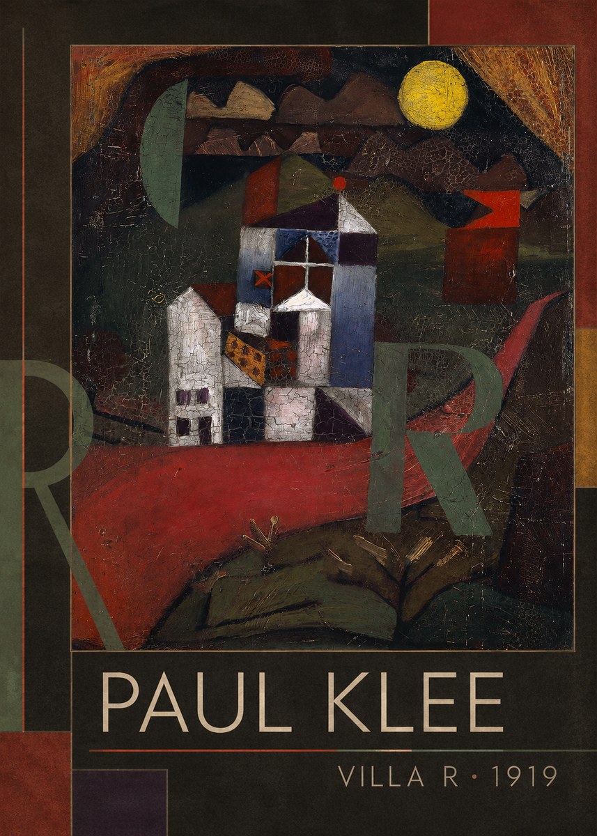Paul Klee Villa R • 1919 No1 - Póster