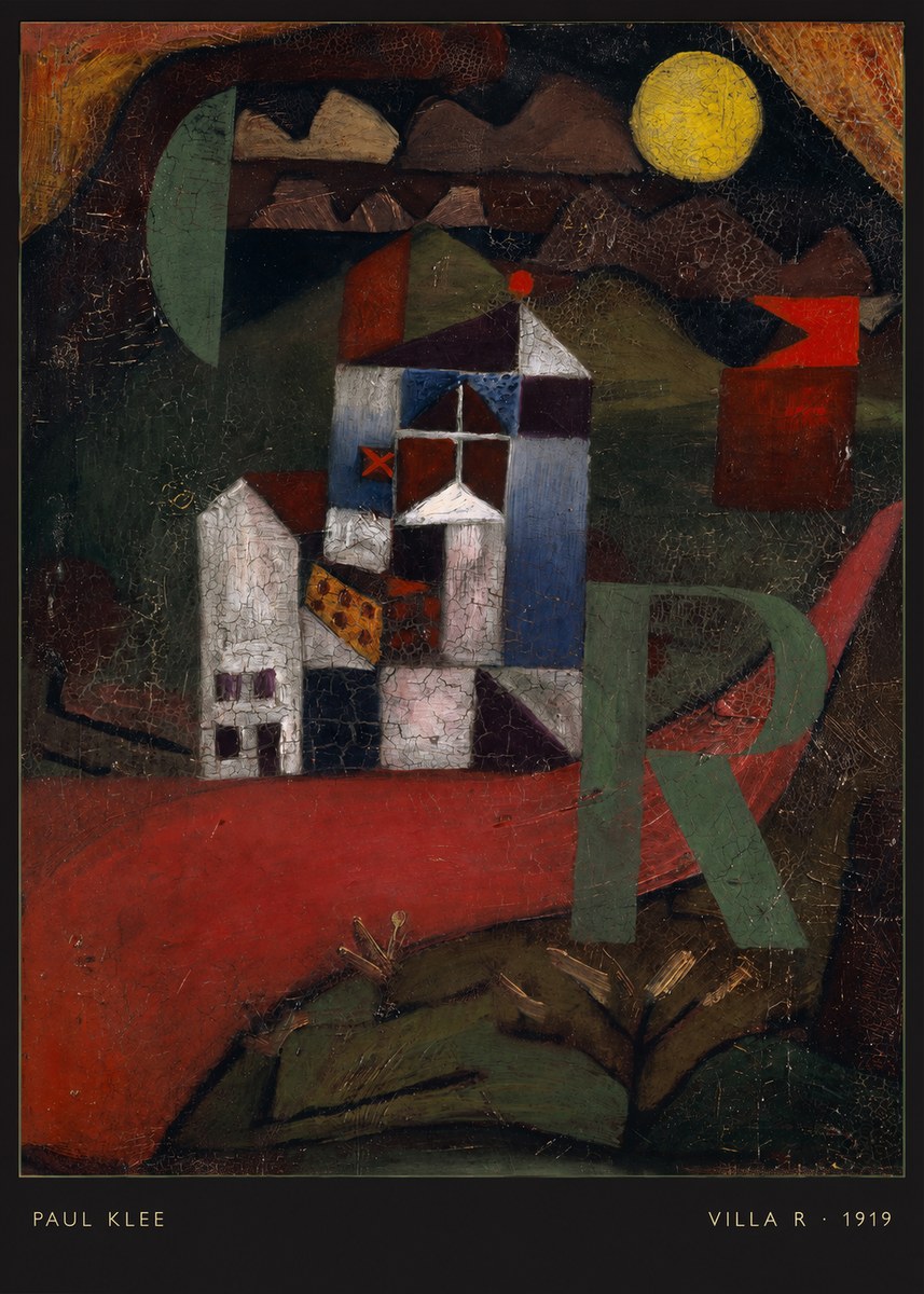 Paul Klee Villa R • 1919 No6 - Póster