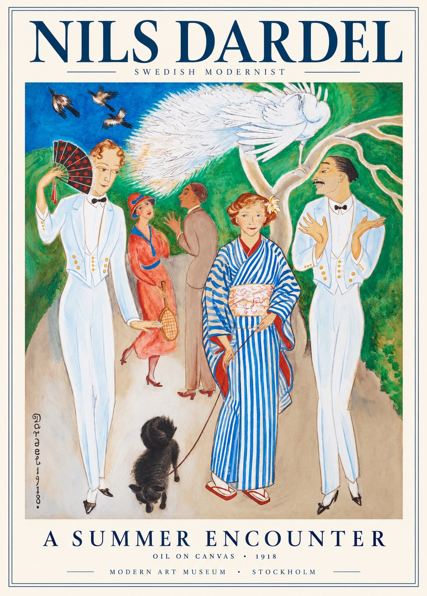 Nils Dardel A Brighter World No2 - Póster