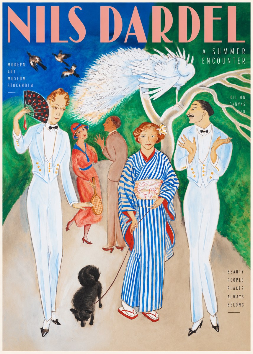 Nils Dardel A Brighter World No3 - Póster