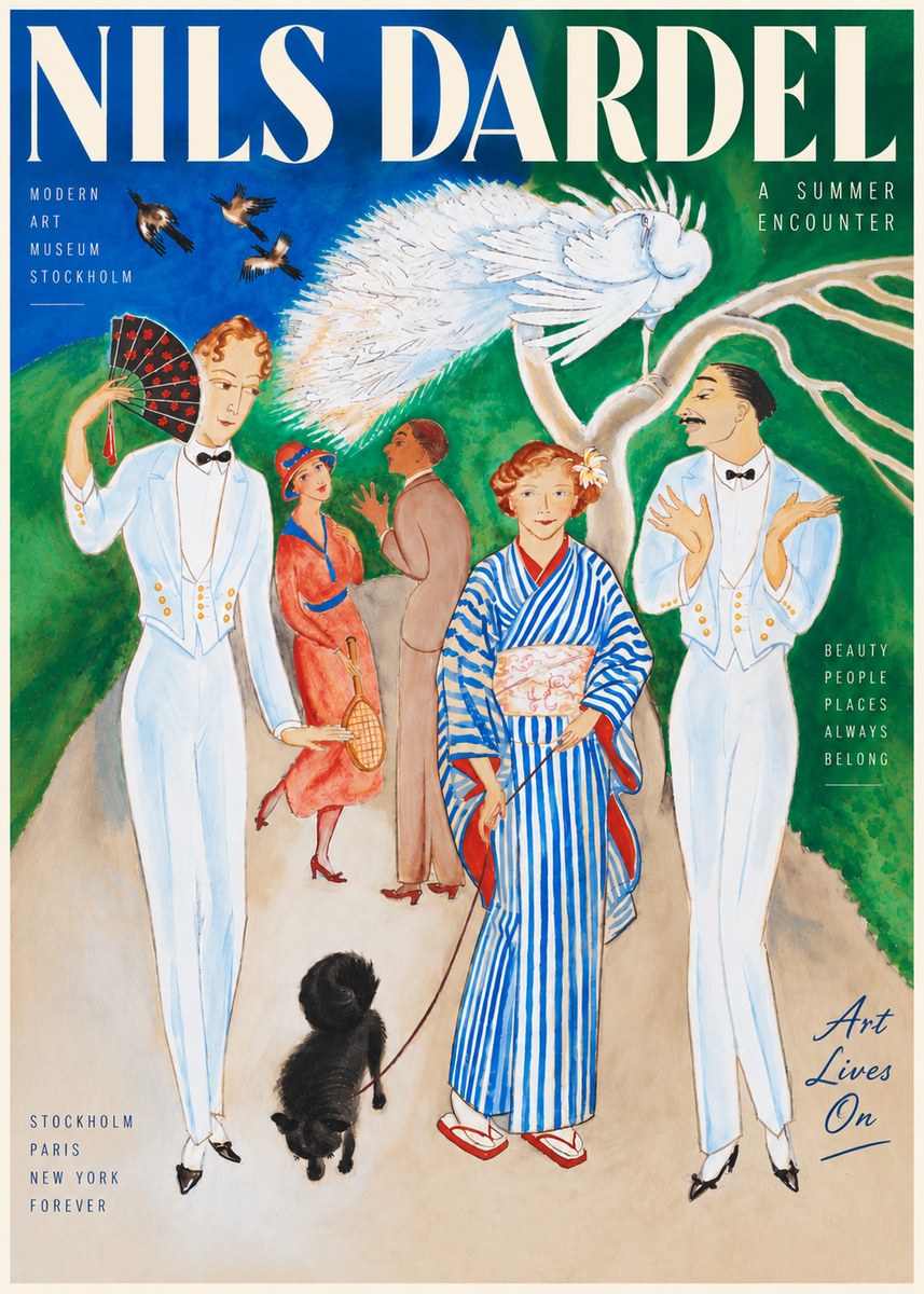 Nils Dardel A Brighter World No6 - Póster