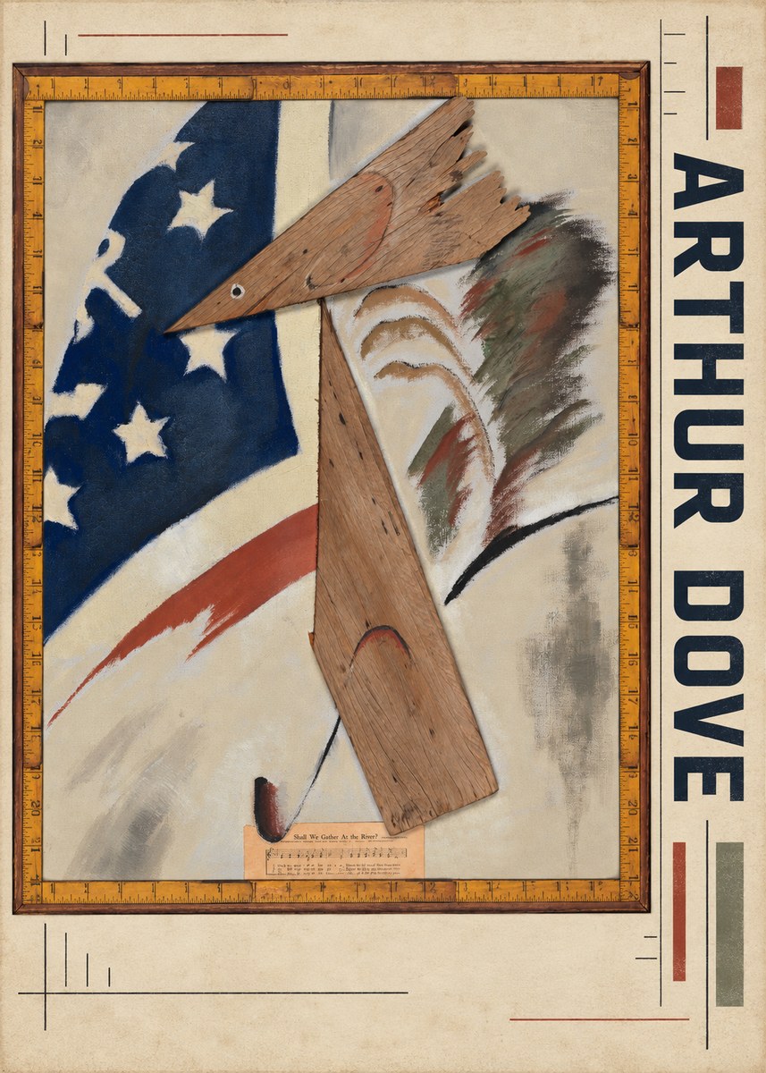 Arthur Dove The Flag No3 - Póster