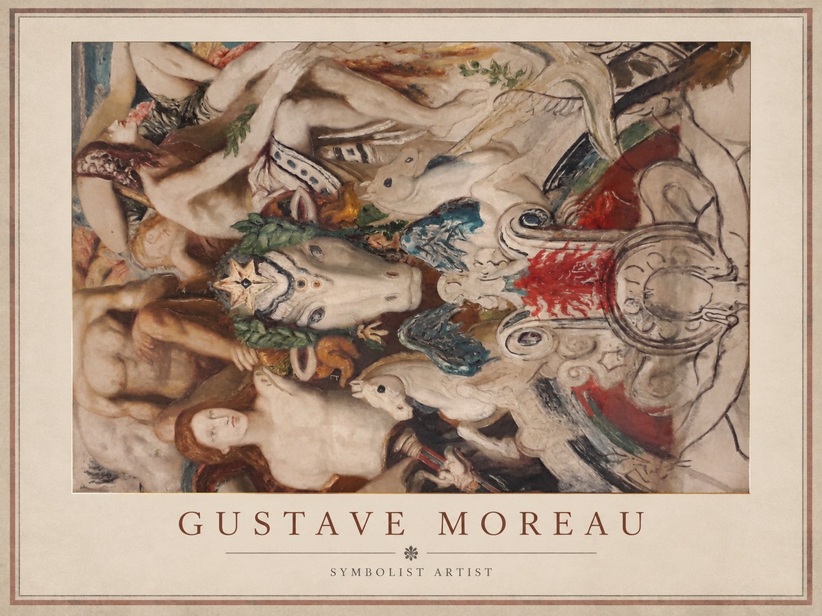 Gustave Moreau Mythological Composition No1 - Póster