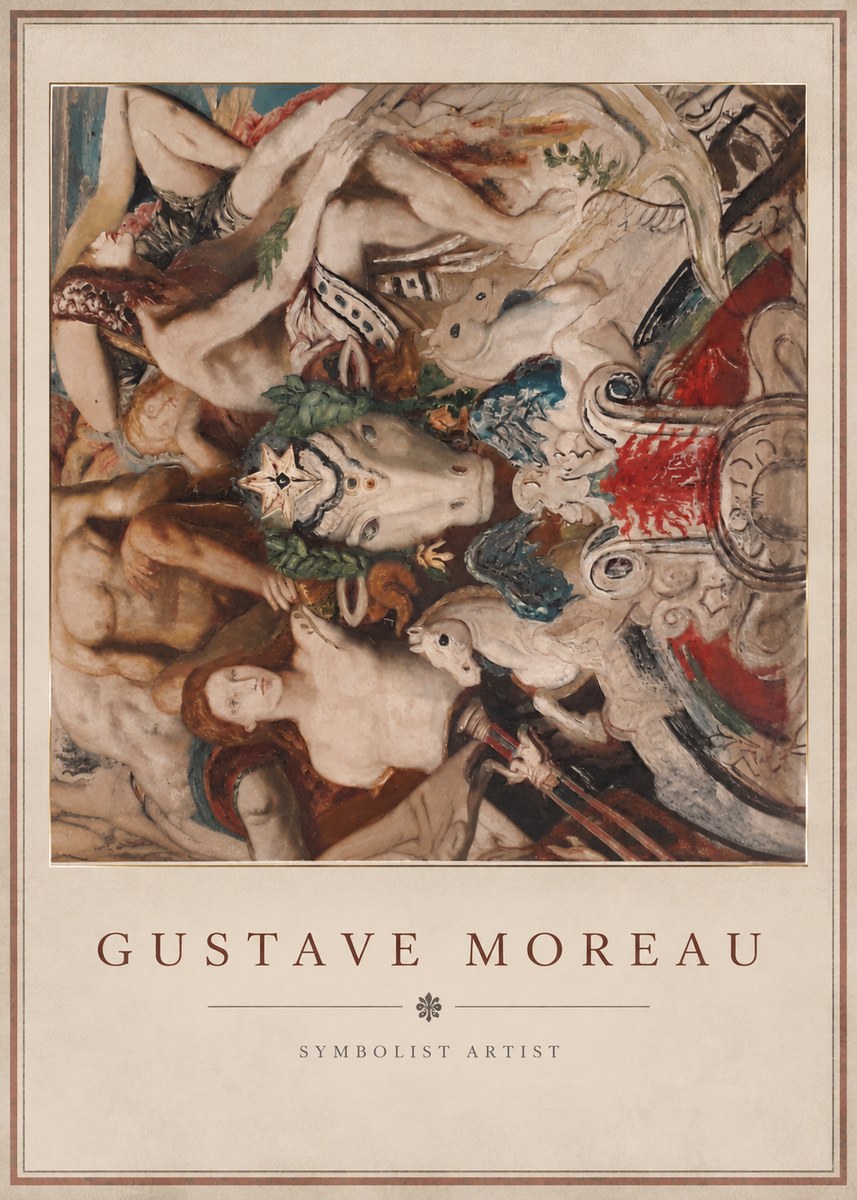 Gustave Moreau Mythological Composition No3 - Póster