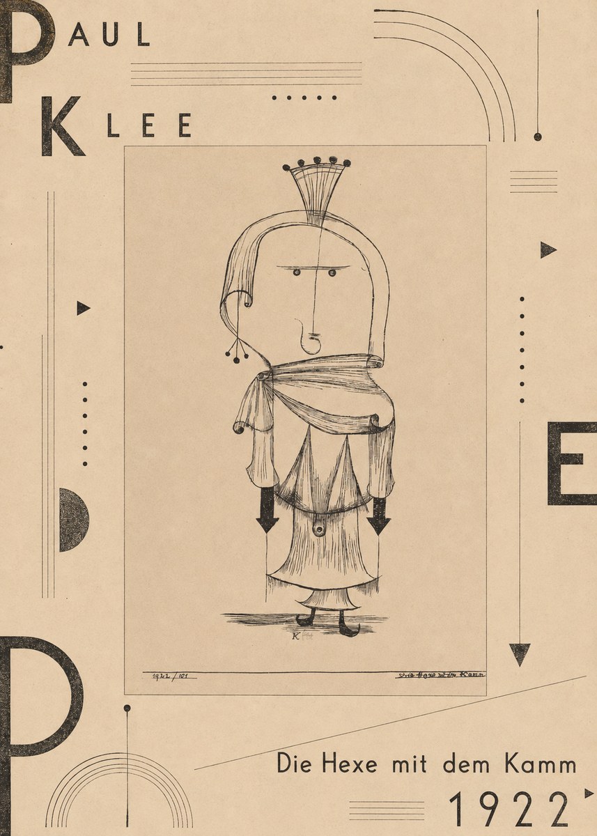 Paul Klee Die Hexe Mit Dem Kamm No5 - Póster