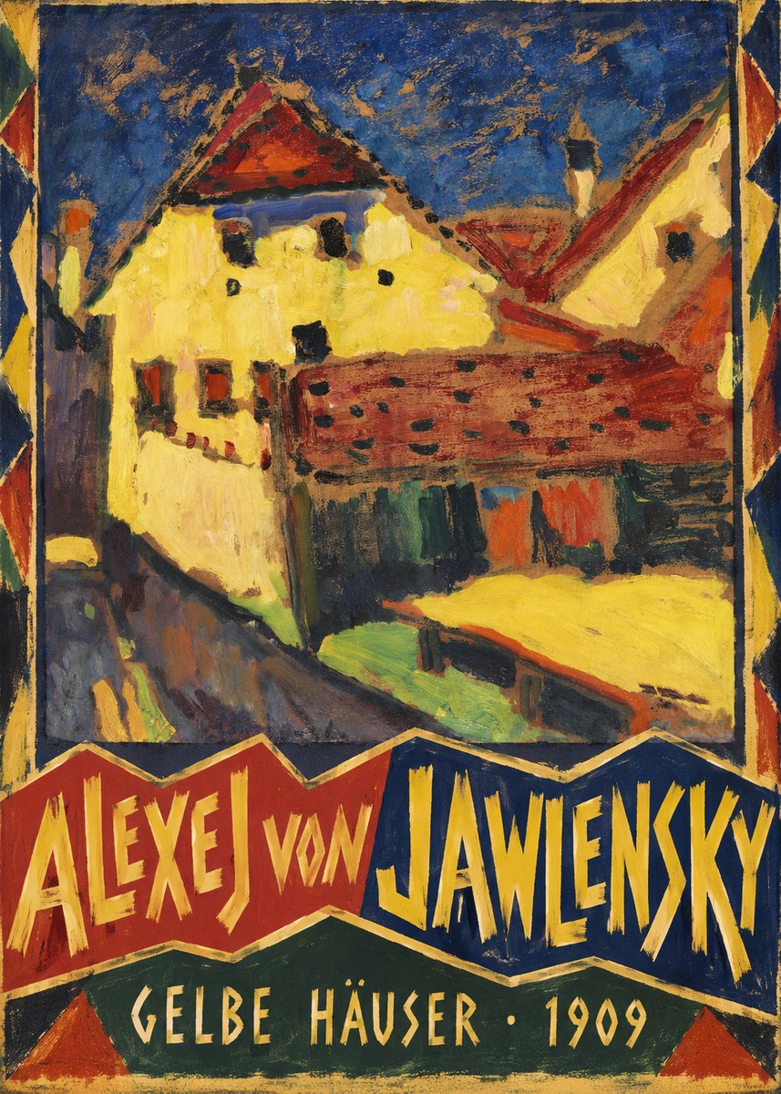 Alexej von Jawlensky Gelbe Häuser No5 - Póster