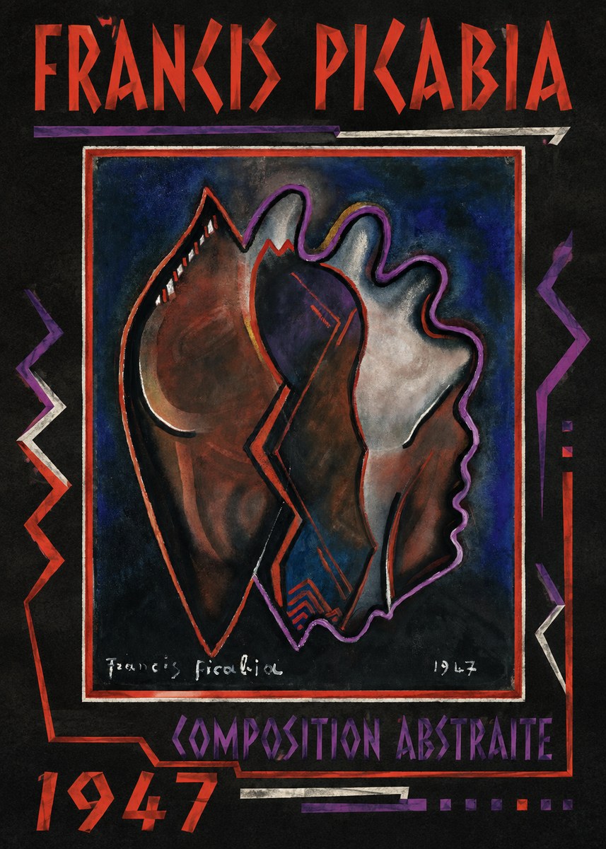 Francis Picabia Composition Abstraite No1 - Póster