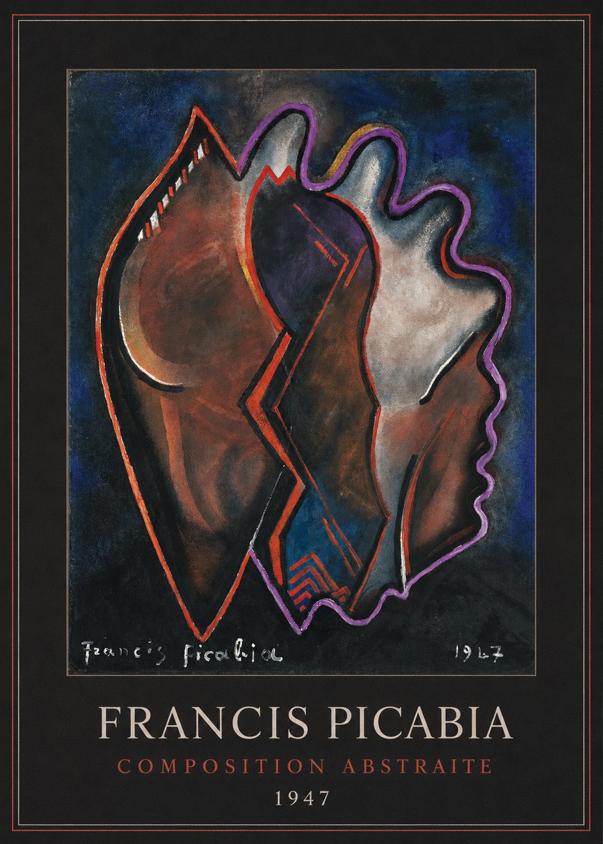 Francis Picabia Composition Abstraite No3 - Póster
