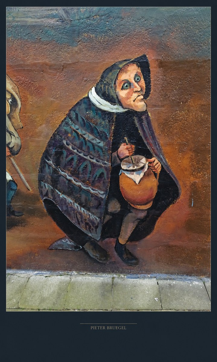Pieter Bruegel The Beggar Woman with Jug No4 - Póster