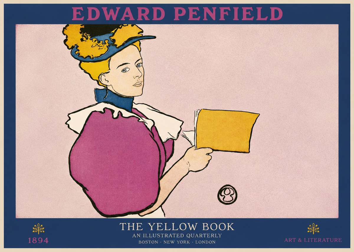 Edward Penfield The Yellow Book I No1 - Póster