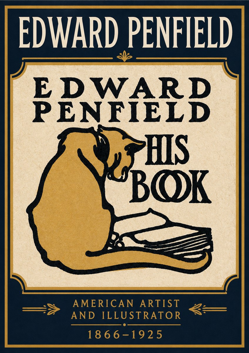 Edward Penfield His Book No3 - Póster