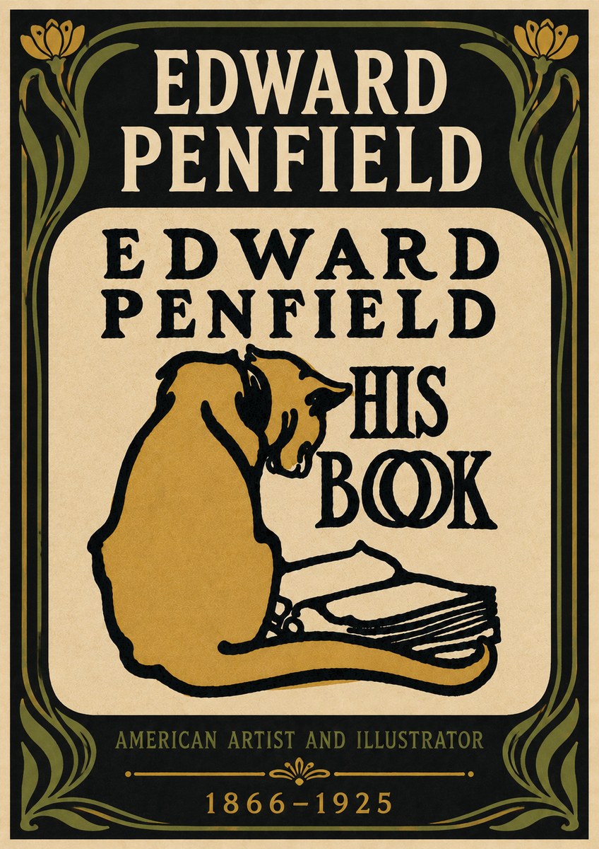 Edward Penfield His Book No6 - Póster