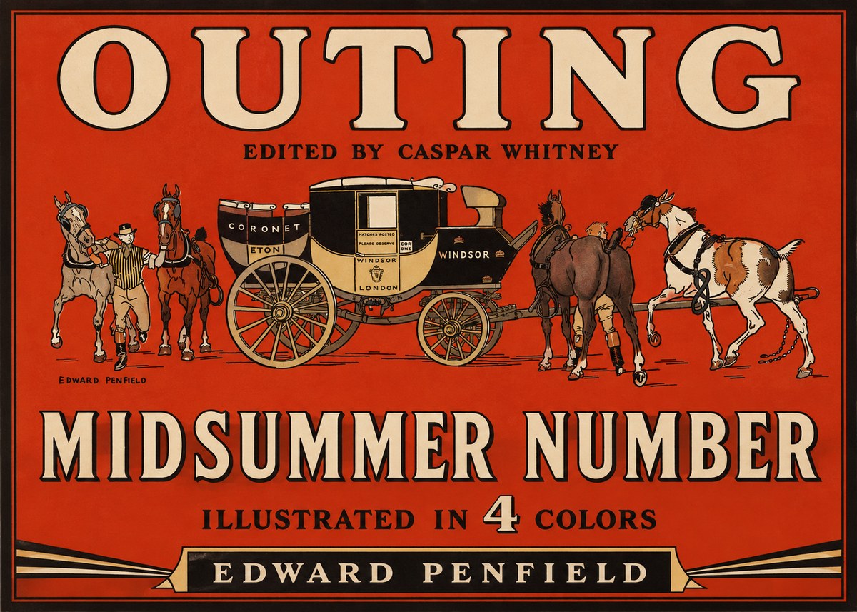 Edward Penfield Outing - Midsummer Number No2 - Póster
