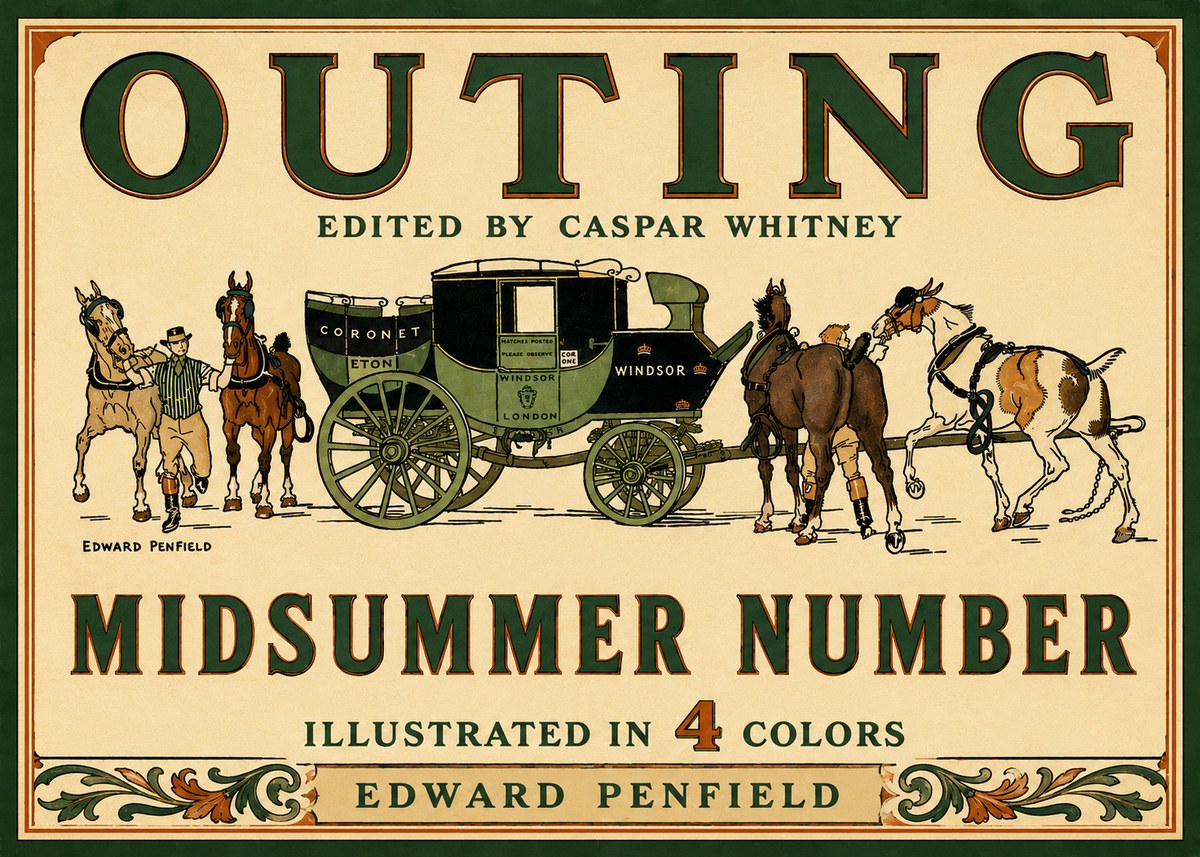 Edward Penfield Outing - Midsummer Number No6 - Póster