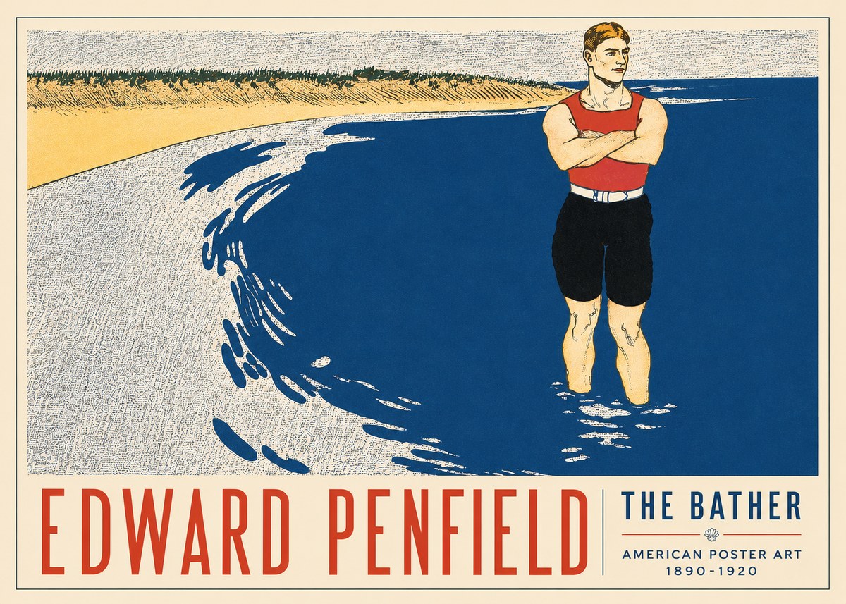 Edward Penfield The Bather No3 - Póster