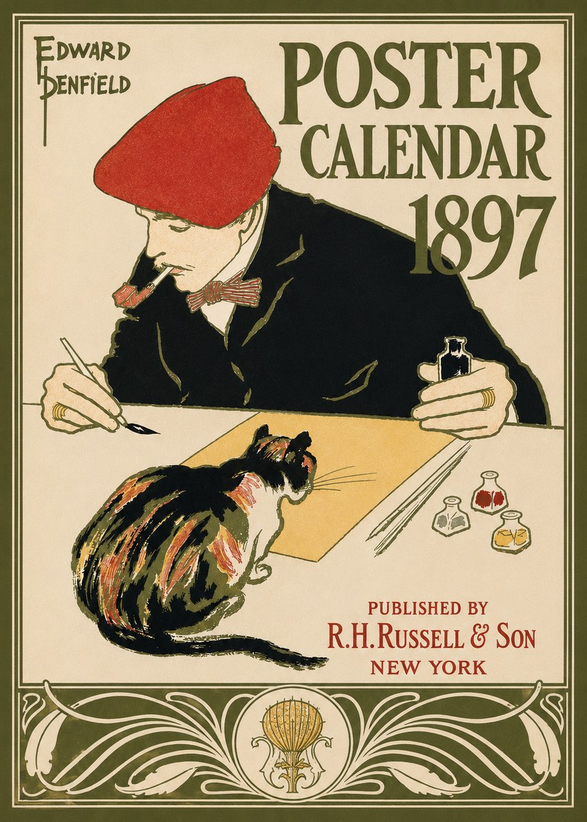 Edward Penfield Poster Calendar 1897 No3 - Póster