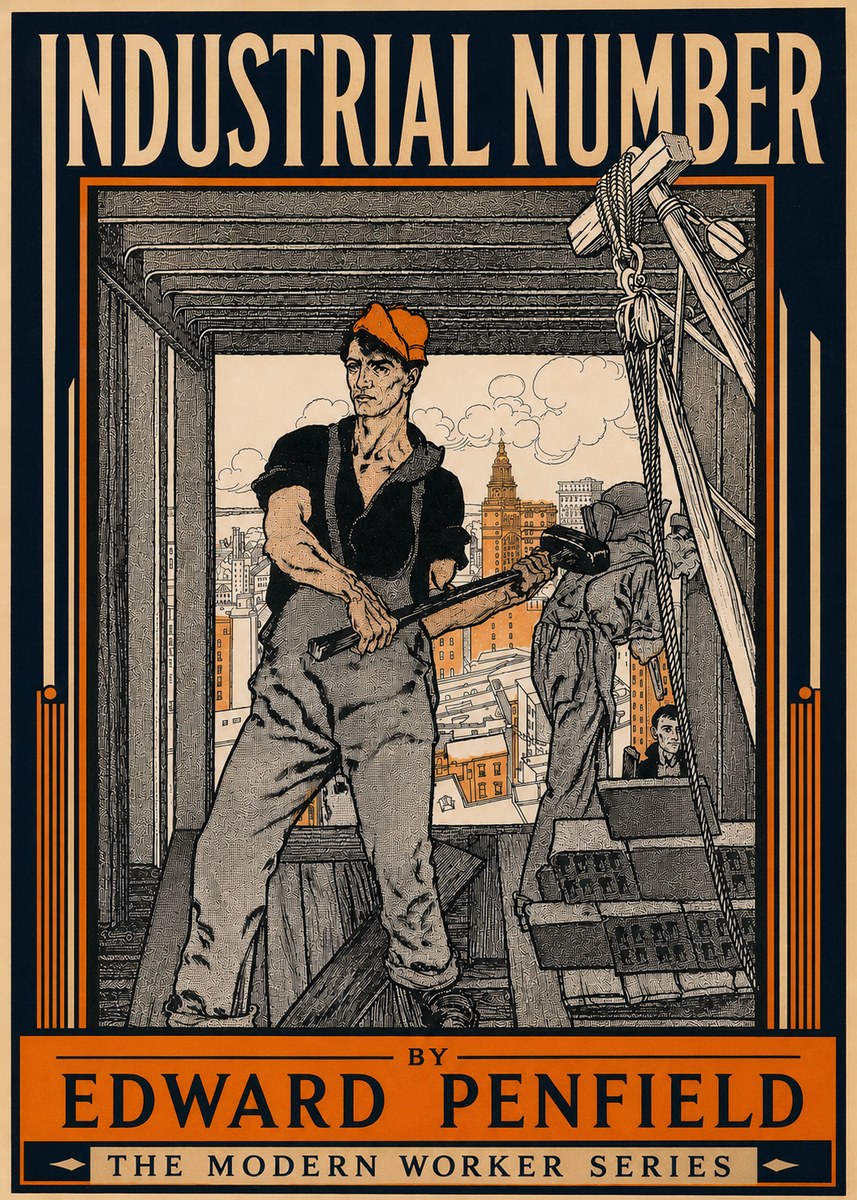 Edward Penfield Industrial Number No4 - Póster