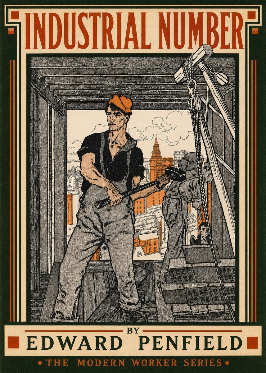 Edward Penfield Industrial Number No6 - Póster