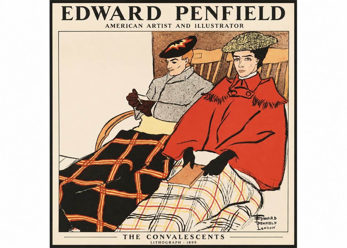 Edward Penfield The Convalescents No1 - Póster