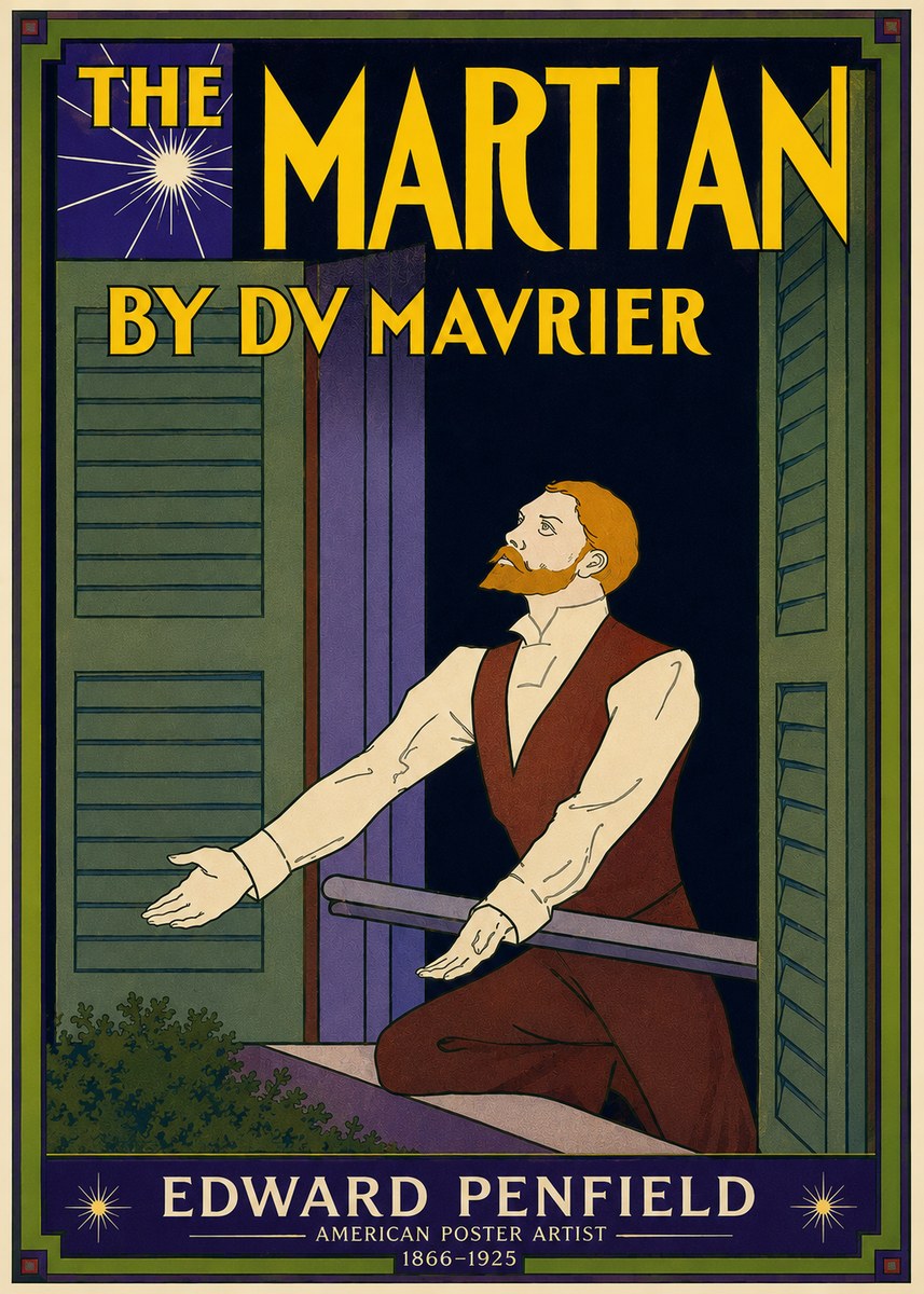 Edward Penfield The Martian by Dv Mavrier No4 - Póster