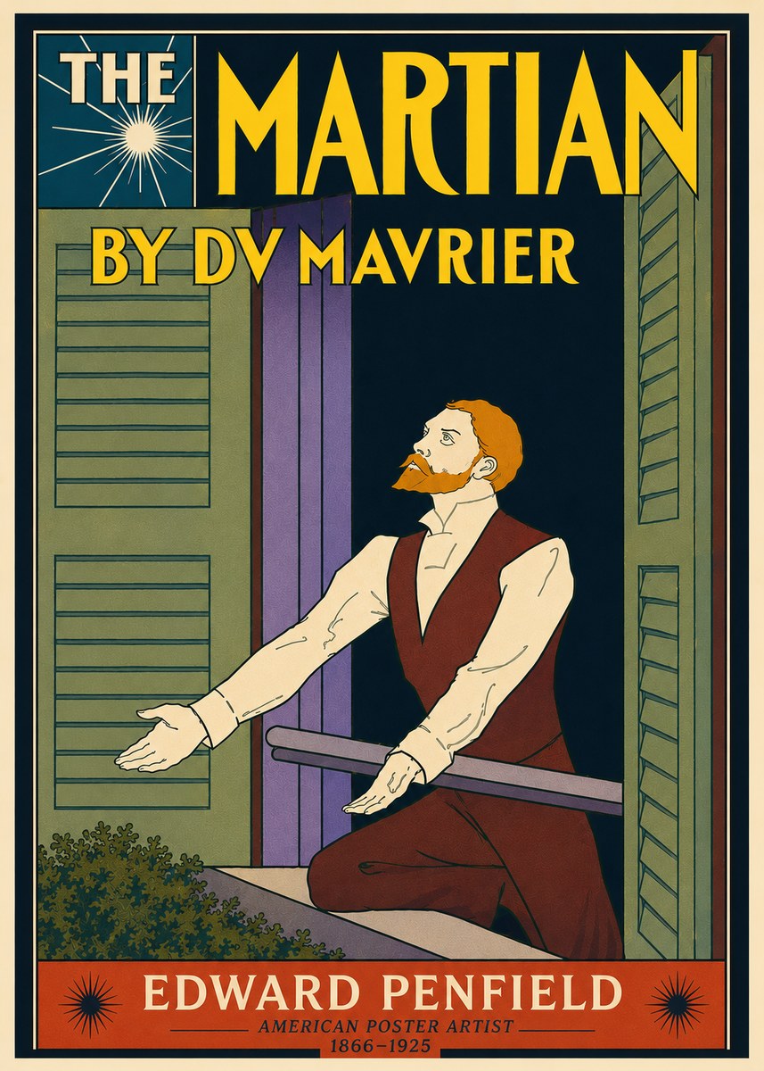 Edward Penfield The Martian by Dv Mavrier No6 - Póster