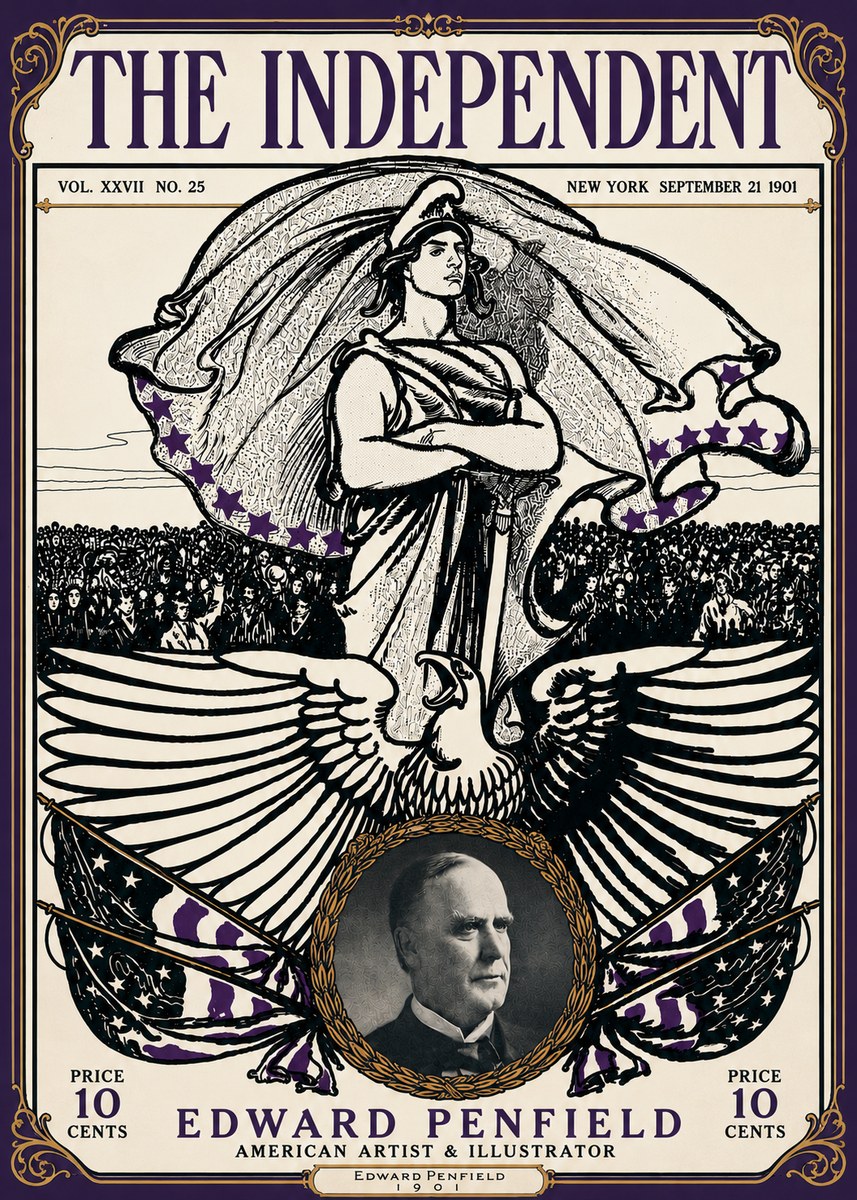 Edward Penfield The Independent No6 - Póster