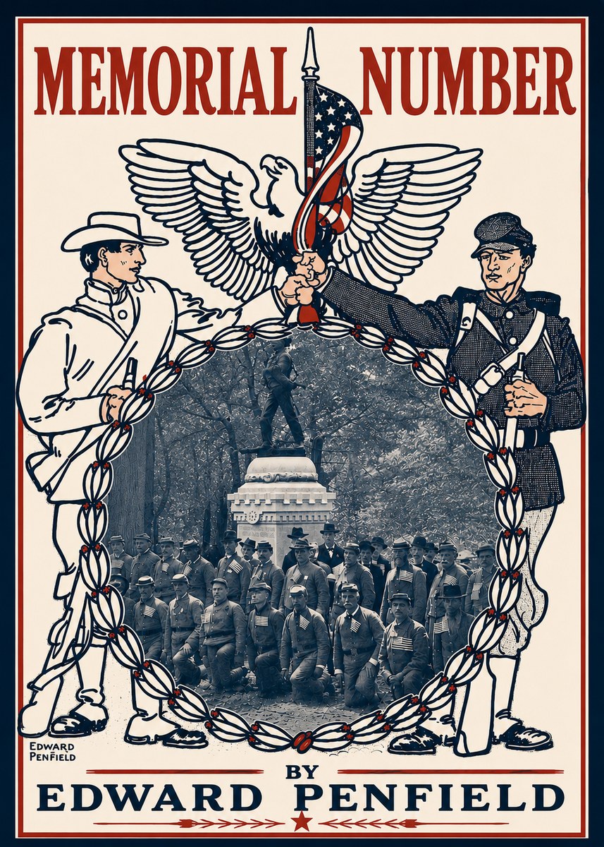 Edward Penfield Memorial Number No5 - Póster