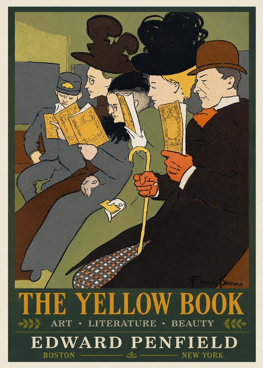 Edward Penfield The Yellow Book II No3 - Póster