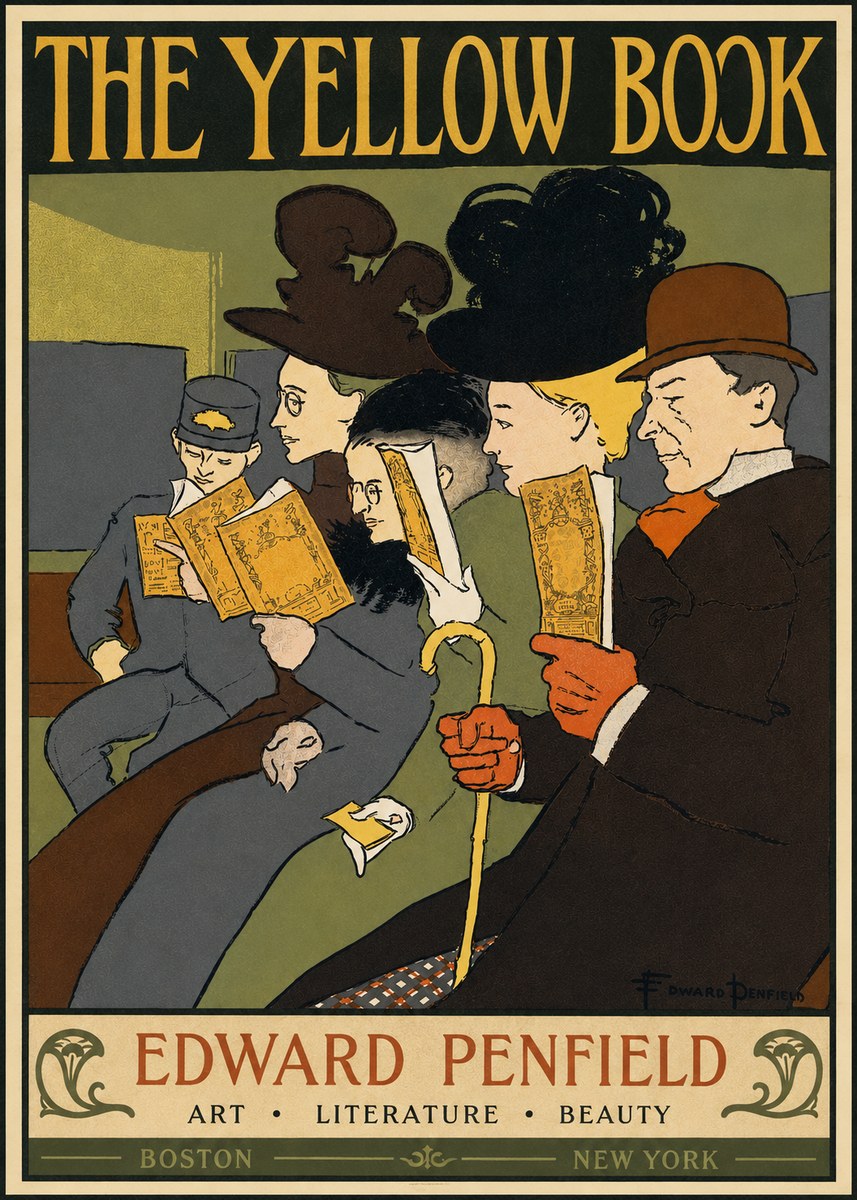 Edward Penfield The Yellow Book II No4 - Póster