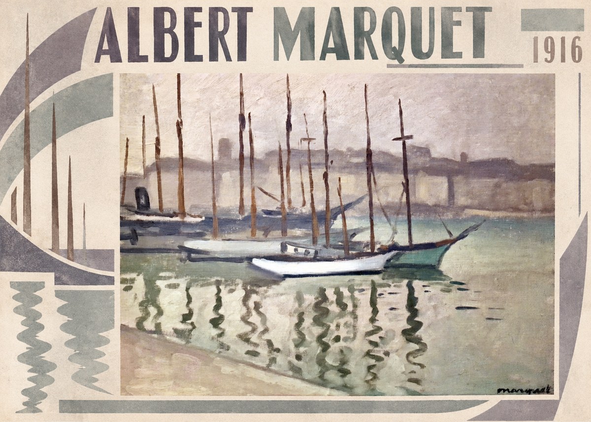 Albert Marquet Le Port Du Havre No5 - Póster
