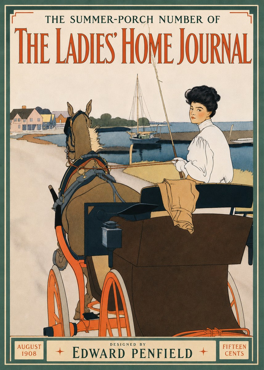 Edward Penfield The Ladies' Home Journal No3 - Póster