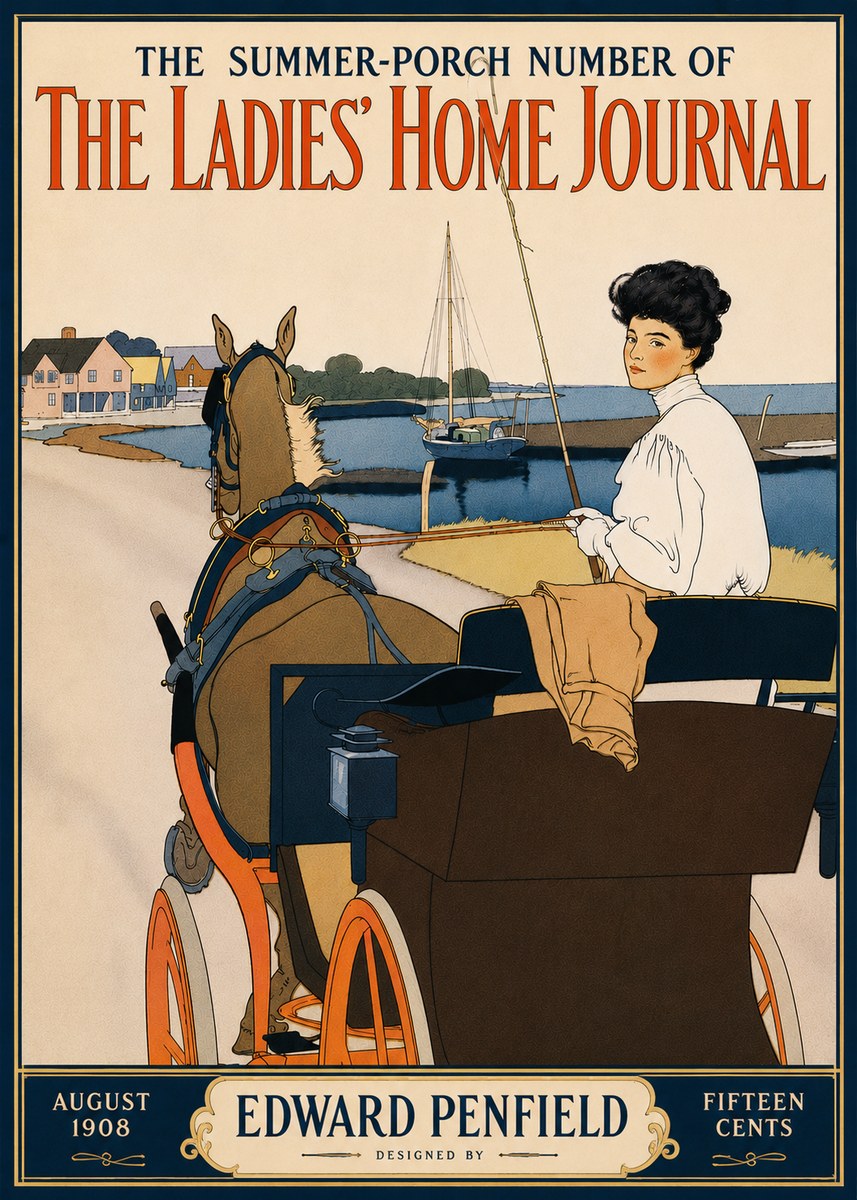 Edward Penfield The Ladies' Home Journal No6 - Póster