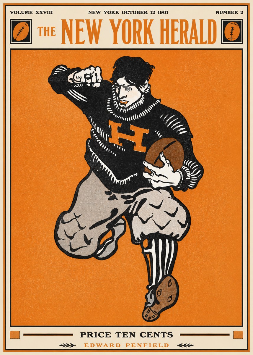 Edward Penfield The New York Herald No1 - Póster
