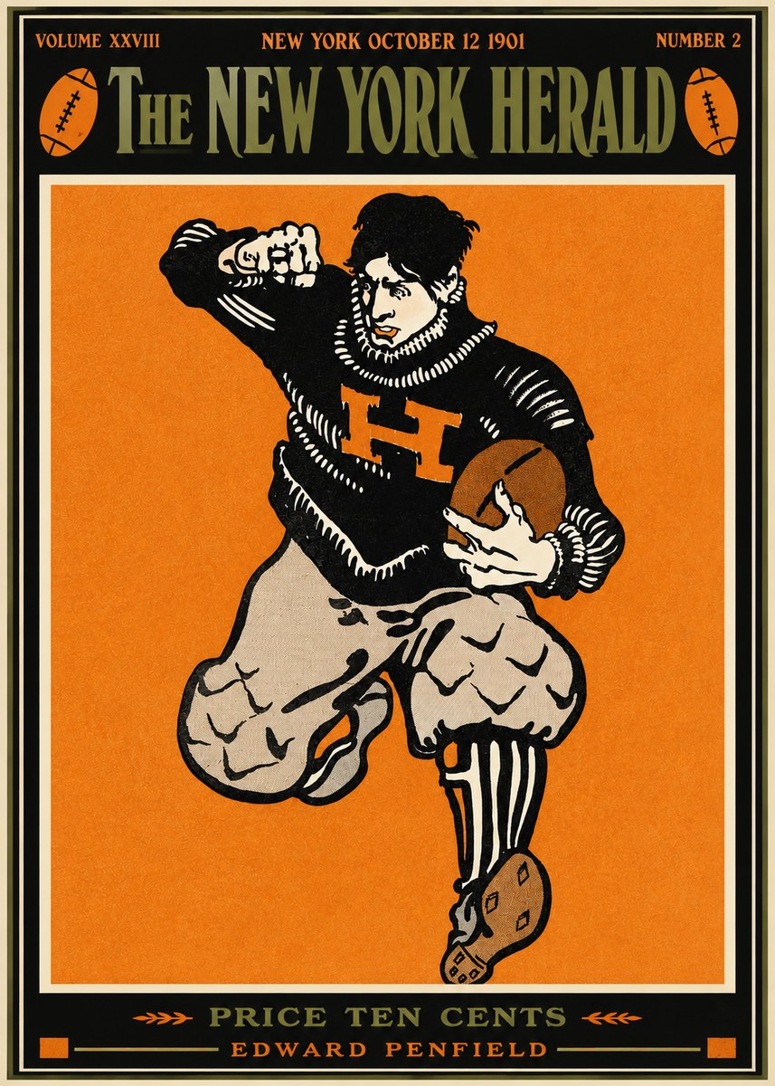 Edward Penfield The New York Herald No2 - Póster