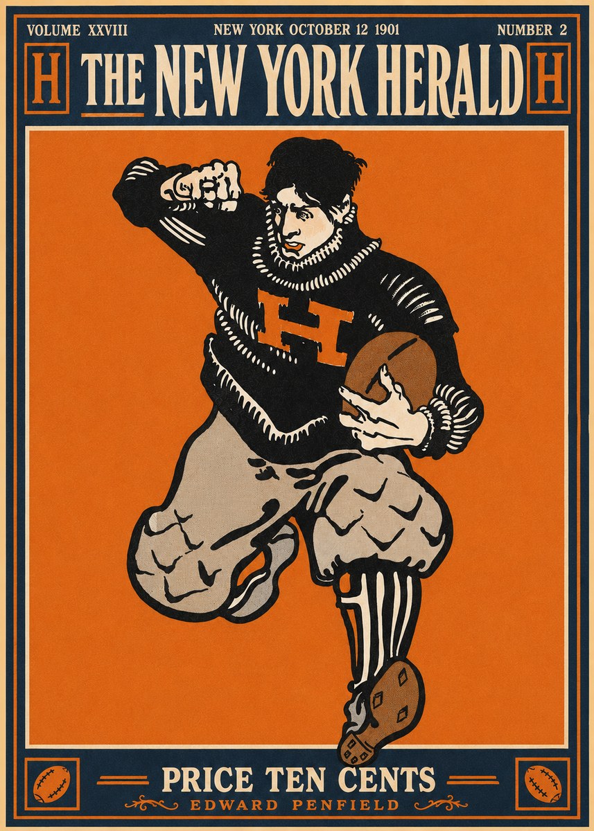 Edward Penfield The New York Herald No4 - Póster