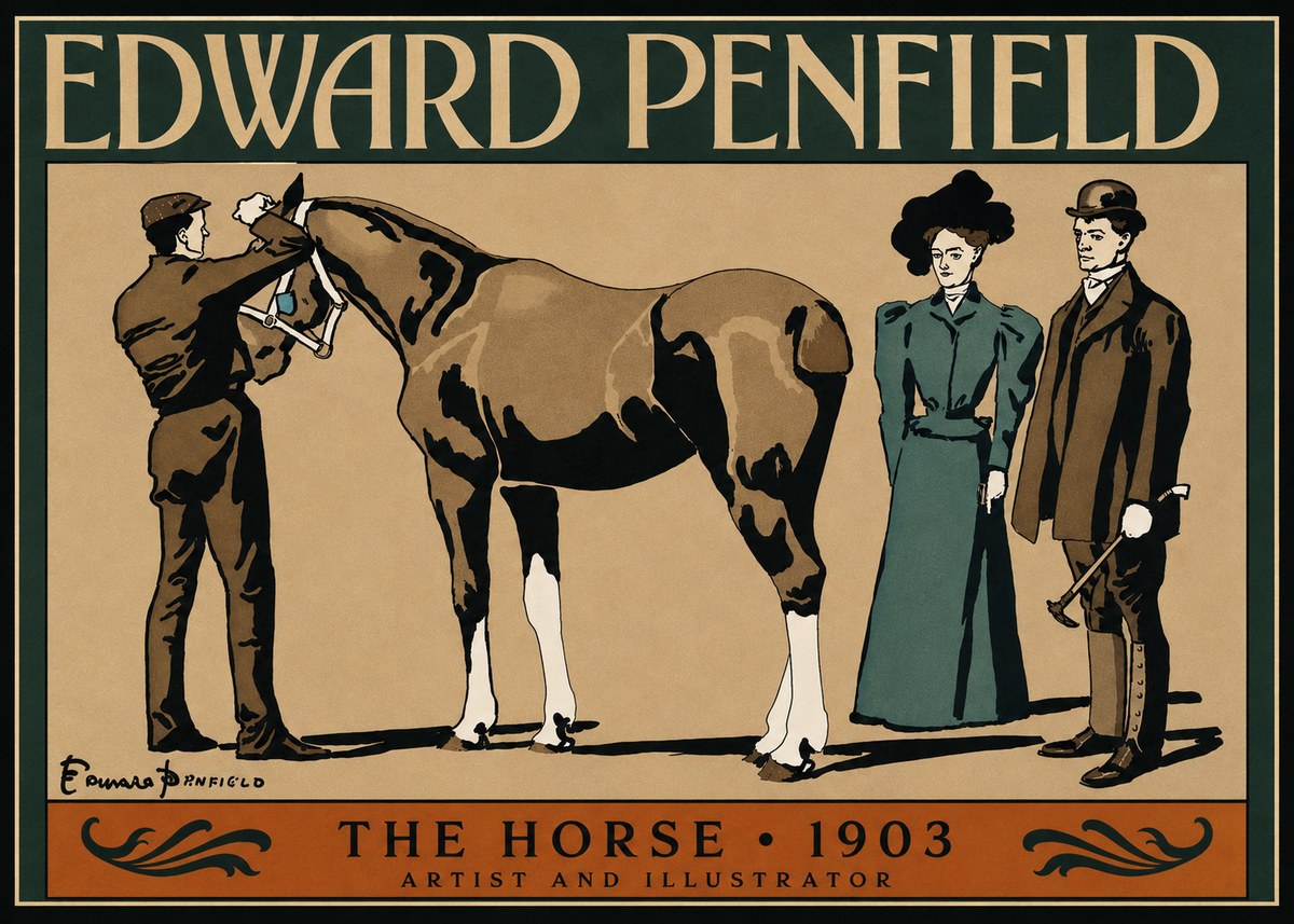 Edward Penfield The Horse No3 - Póster