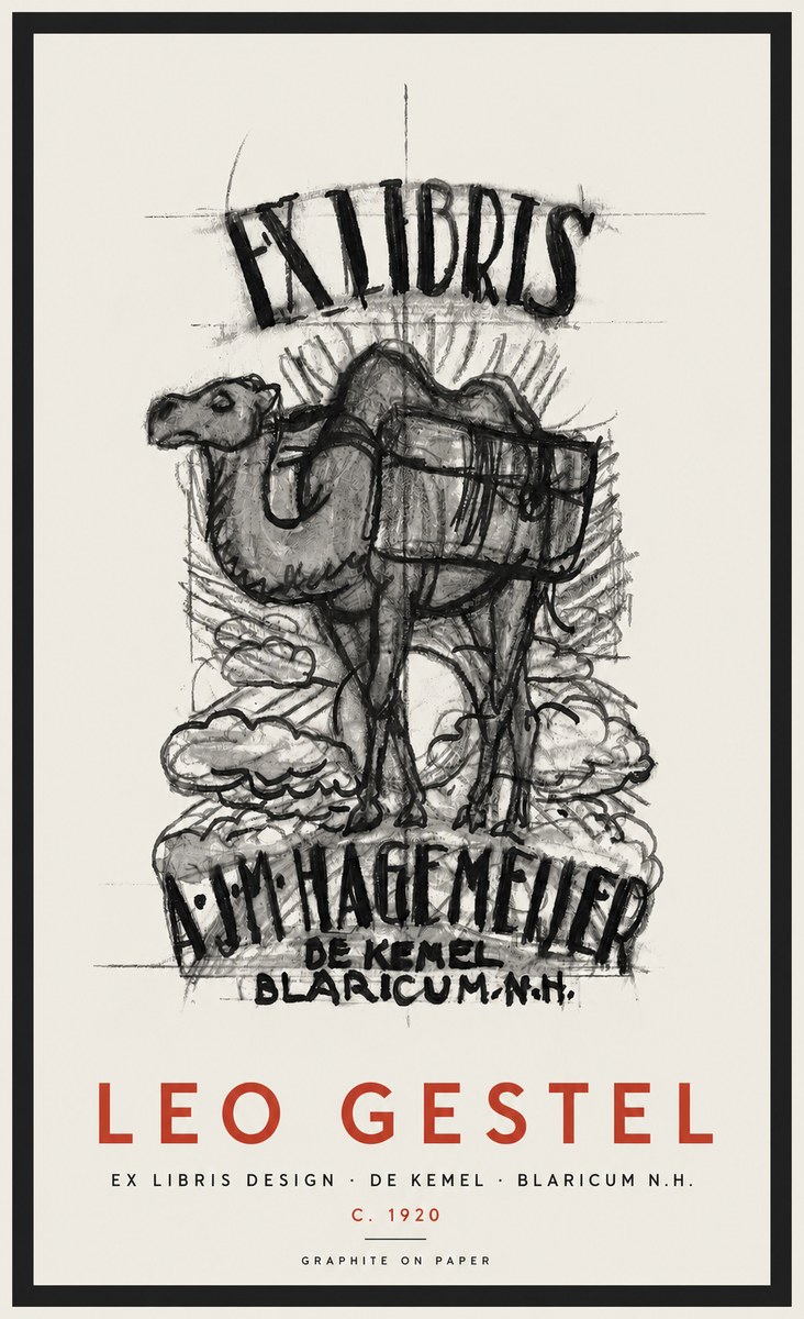 Leo Gestel Ex Libris Design No2 - Póster