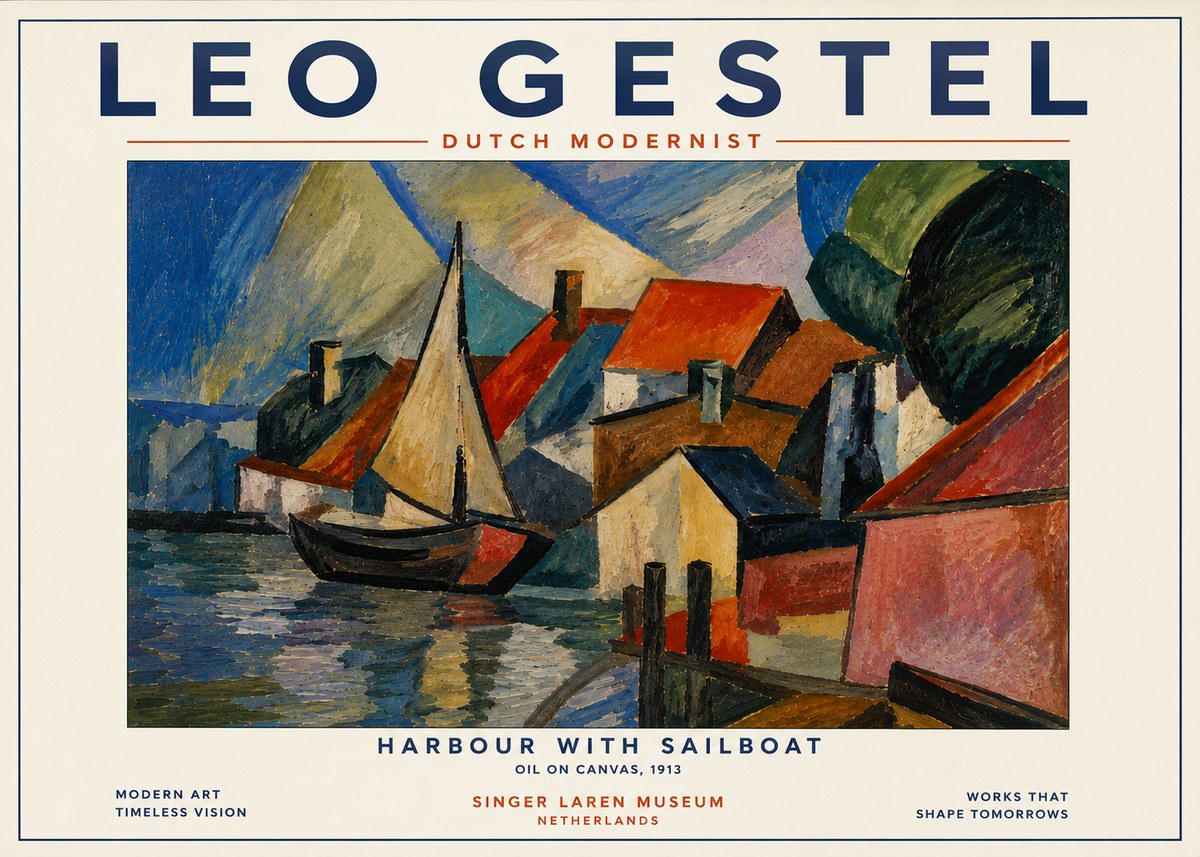 Leo Gestel The Quiet Moment No5 - Póster