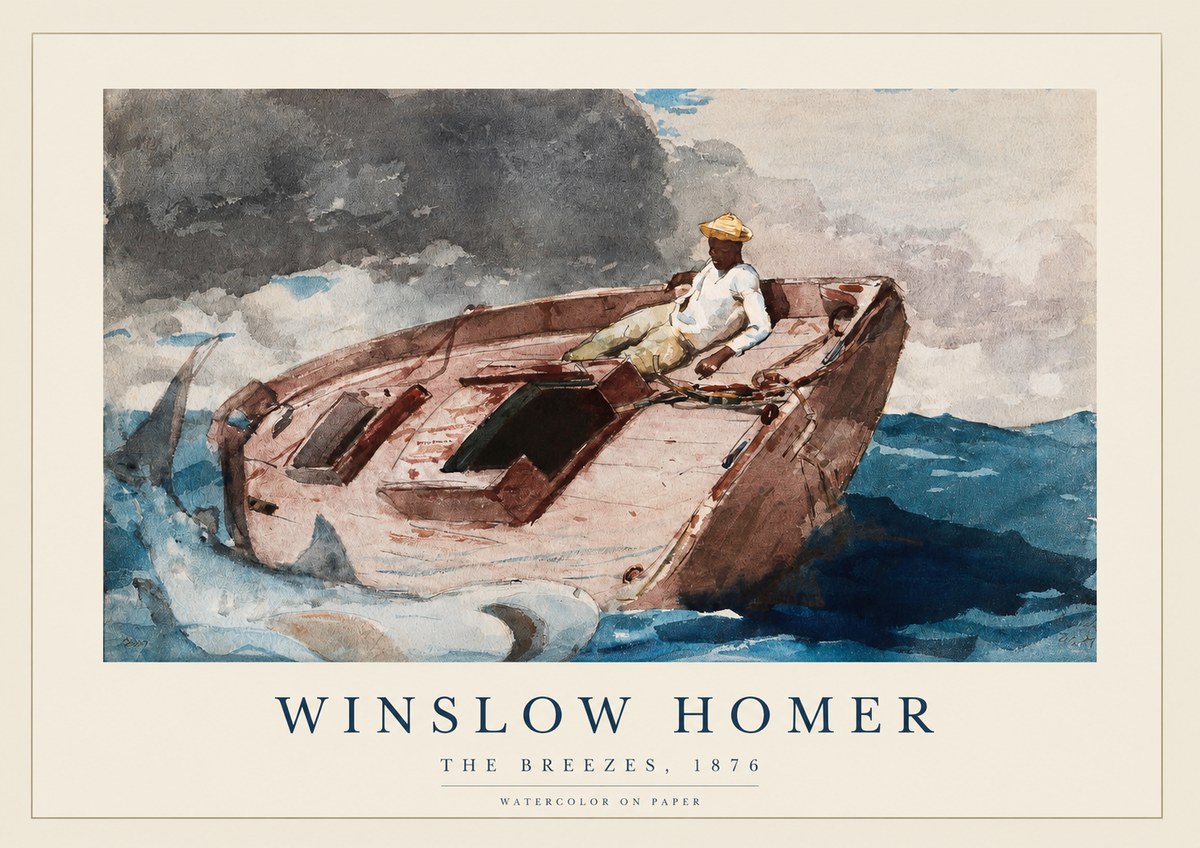 Winslow Homer The Breezes No1 - Póster